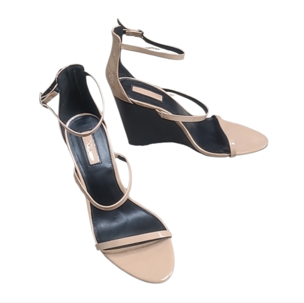 XXI Forever 21 Ankle Strap Wedge Heels